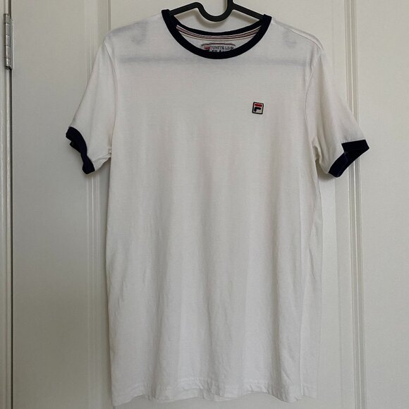 Fila Unisex Ringer T-Shirt (XS) - Picture 1 of 3